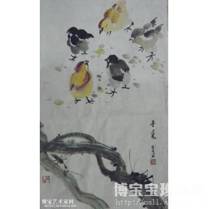 寻觅 国画鸡鸭鹅 吕保林作品 类别: 国画鸡鸭鹅